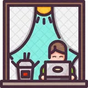 Chinese Food Home Lunch Break Icon