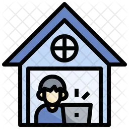 Work From Home  Icon