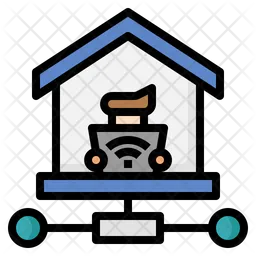 Work From Home  Icon