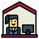 Work From Home  Icon