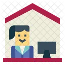 Work From Home  Icon