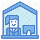 Work From Home  Icon