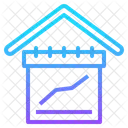 Work From Home Graph  Icon