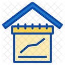 Work From Home Graph  Icon