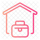 Work From Home Working At Home Company Icon