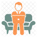 Work From Home Work Workshop Icon