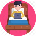 Work From The Bed  Icon