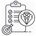 Work Goals Career Objectives Professional Targets Icon