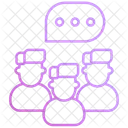 作業グループ、チーム、チームワーク アイコン