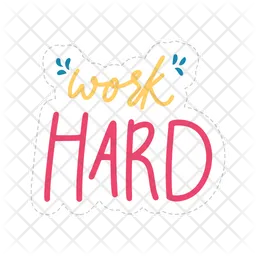 Work hard  Icon