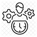 Work Hours Organize Schedule Icon
