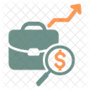 Work Money Search Icon