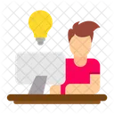 Business Man Office Icon
