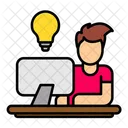 Business Man Office Icon