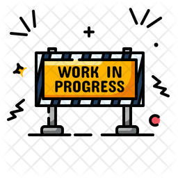 Work in Progress Icon - Download in Colored Outline Style