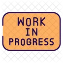 Work In Progress Construction Under Construction Icon
