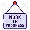 Work In Progress Construction Under Construction Icon