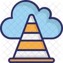 Cloud Cone Traffic Cone Cloud Traffic Icon