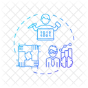 Work in team  Icon