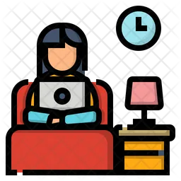 Work in the bedroom  Icon