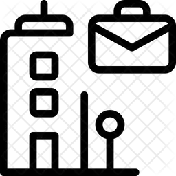 직장 사무실  아이콘