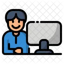 Work On Computer Icon