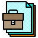Briefcase Files Paper Icon