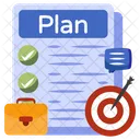 Work Plan Job Plan Project Plan Icon