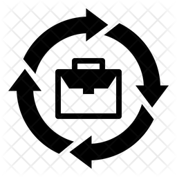 Work Process Icon - Download in Glyph Style
