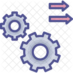 Work Processing  Icon