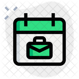 Work Schedule Icon - Download in Colored Outline Style