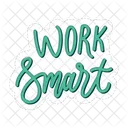 Work Smart Motivation Positivity Icon