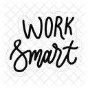 Work Smart Motivation Positivity Icon