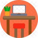 Development Table Chair Icon