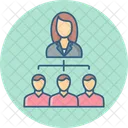 Work Structure Business Employee Icon