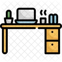 Desk Table Working Icon