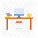Work Table Study Desk Table Icon