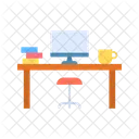 Work Table Study Desk Table Icon