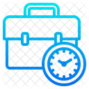 Time Worker Work From Home Icon