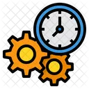 Time Management Work Time Productivity Icon