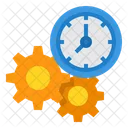 Time Management Work Time Productivity Icon