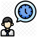 Work Time Job Time Interview Time Icon