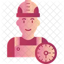 Work Time Business Cog Icon