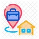 Direction From Home Icon