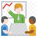 Work Training Training Business And Finance Class Lecture Icon