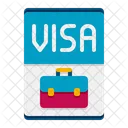 Work Visa Work Permit Visa Icon