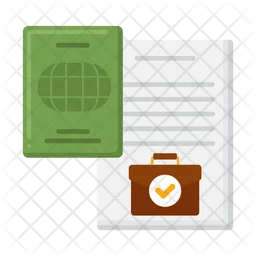 Work Visa  Icon