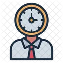 Workaholic Overwork Stress Icon