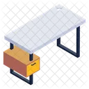 Office Table Work Desk Workbench Icon