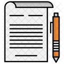 Workbook Document Paper Icon